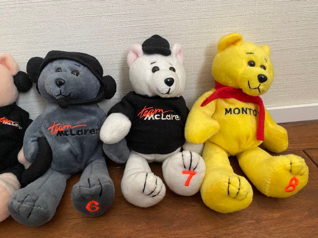 F1 マクラーレンチーム ベア 9種セット