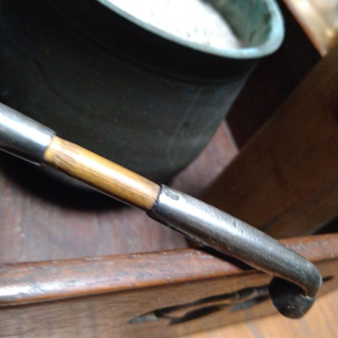 煙草盆 銀製煙管