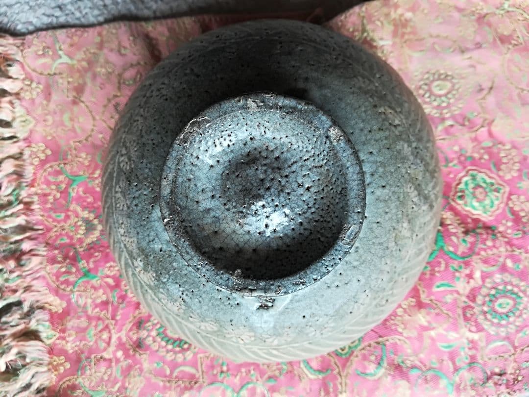 ⭐時代物茶道具 三島唐津 彫り唐津 茶盌 古唐津？朝鮮唐津 古美術骨董品