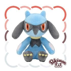 【新品・紙タグ付き】 ポケモン fit ルカリオ & リオル ぬいぐるみ セット