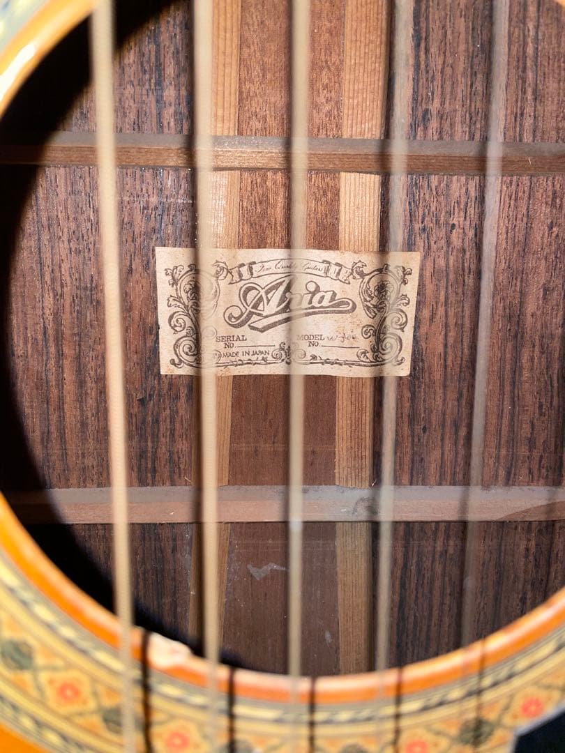 Aria アコースティックギター W-300 - メルカリ