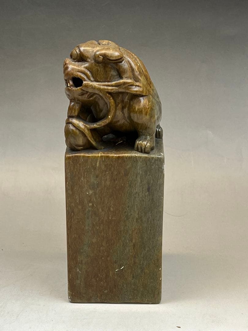 中国 寿山石 獅子彫印材 古印材 2点まとめて 送料込み - メルカリ