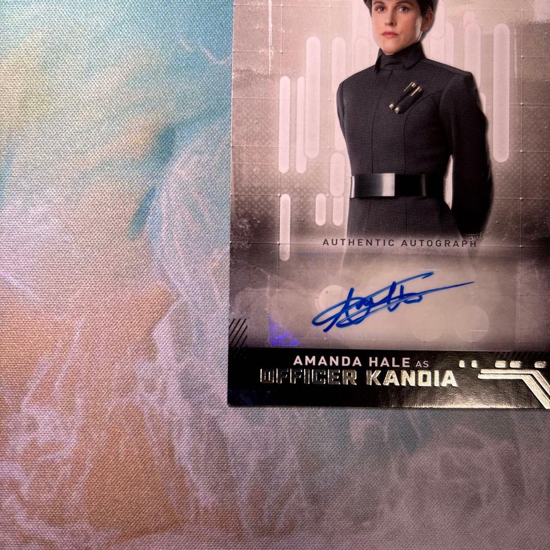 スターウォーズ】star warsサインカード topps - メルカリ