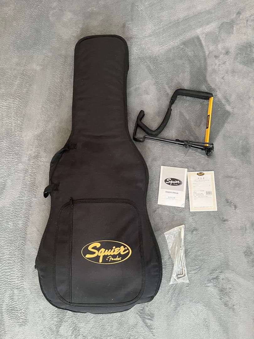 【Squier】ストラトキャスター レッド セット