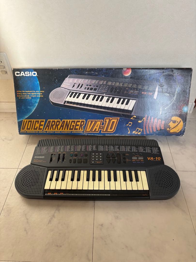 CASIO カシオ VA-10 キーボード 動作確認済み 当時物