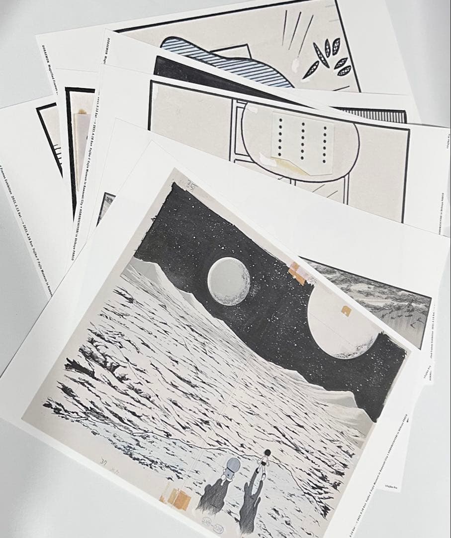 ドラえもん 1コマ 拡大 ポスター 原画 藤子・F・不二雄 ❹1コマ拡大