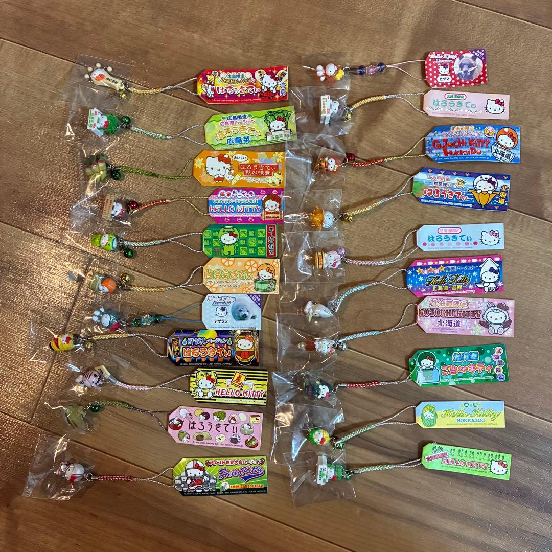 サンリオ ハローキティ ご当地 ストラップ 根付け まとめ売り 148個