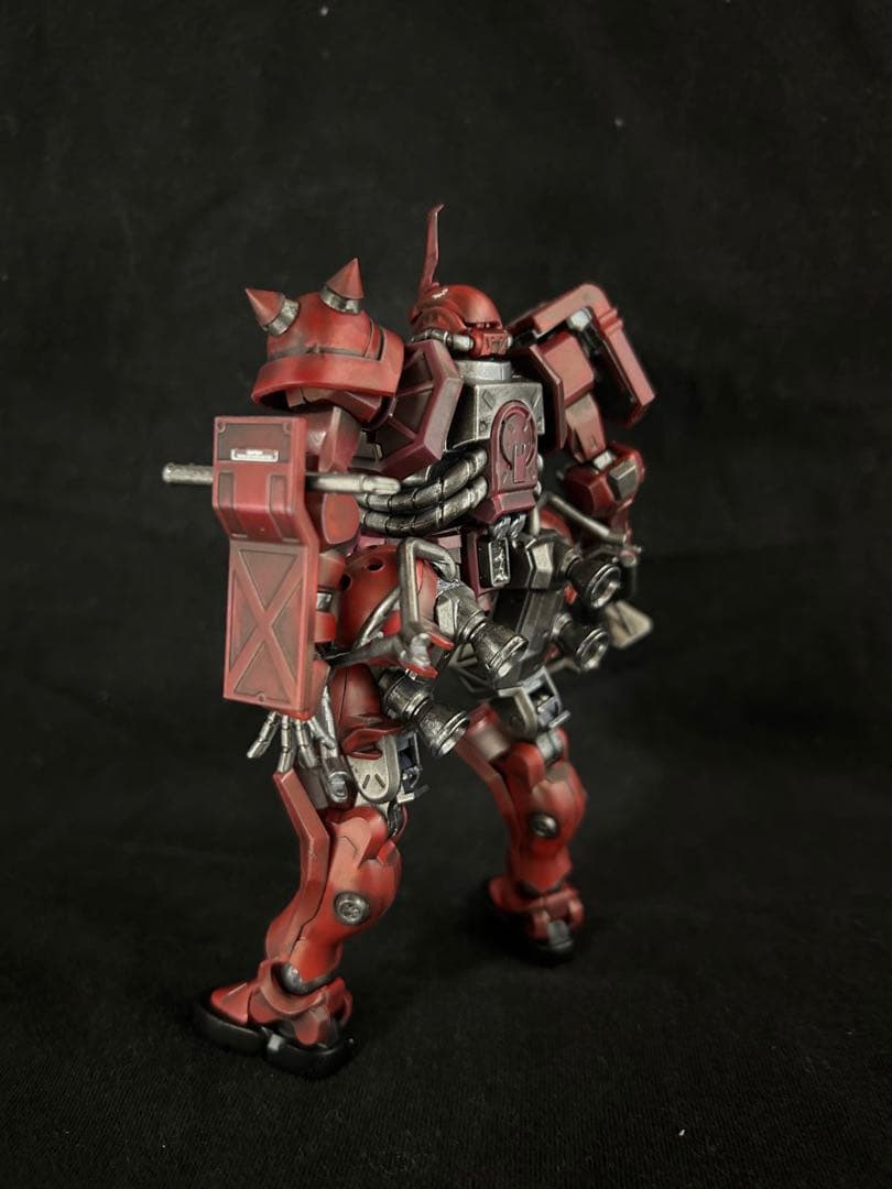 HG軍警ザク　シャアカラー仕上げ