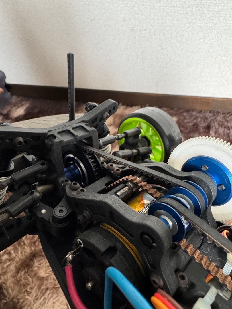 YOKOMOドリラジ、ブラシレスモーター グリーンホイール