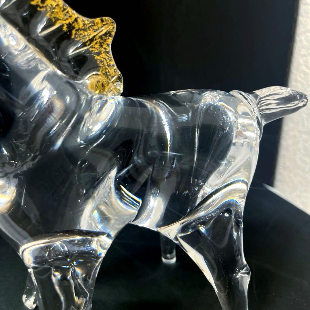 マルティグラス Multi Glass ガラス工芸 置物 動物 馬 - メルカリ