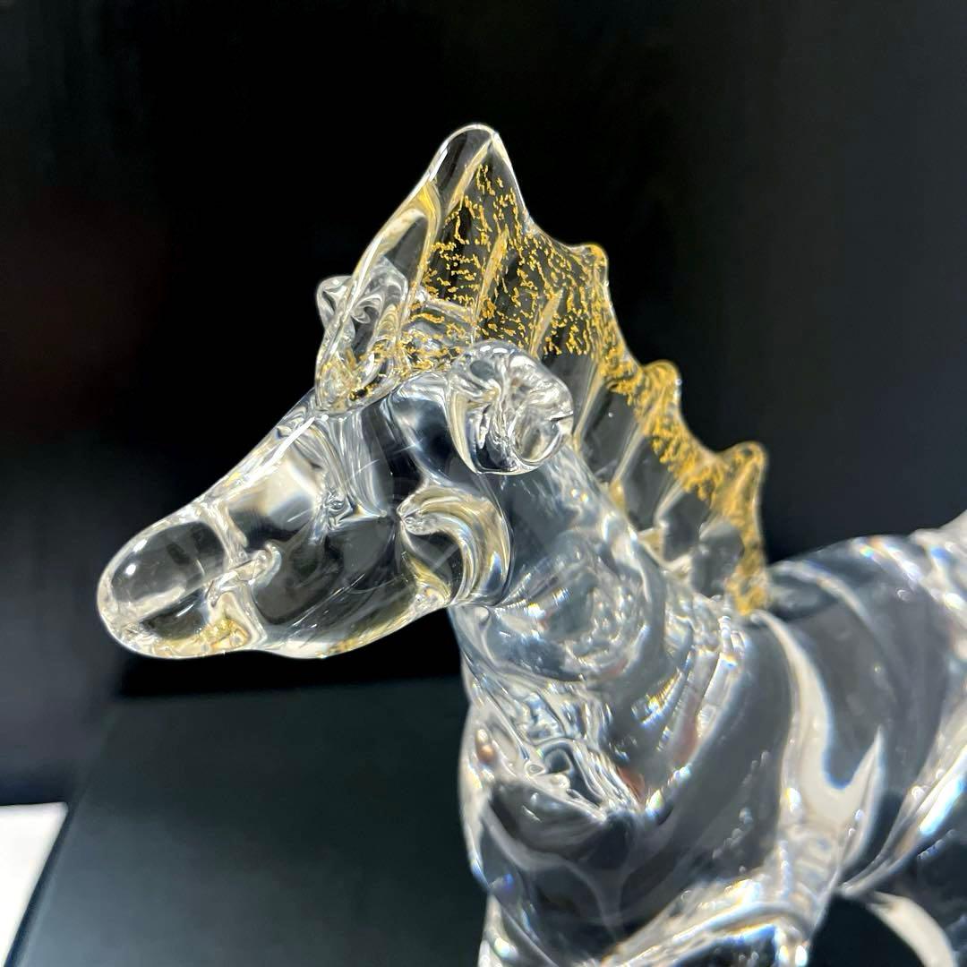 マルティグラス Multi Glass ガラス工芸 置物 動物 馬 - メルカリ