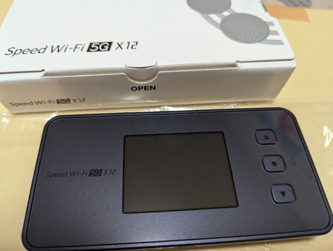 WiMAX Speed Wi-Fi 5G X12 クレードル セット