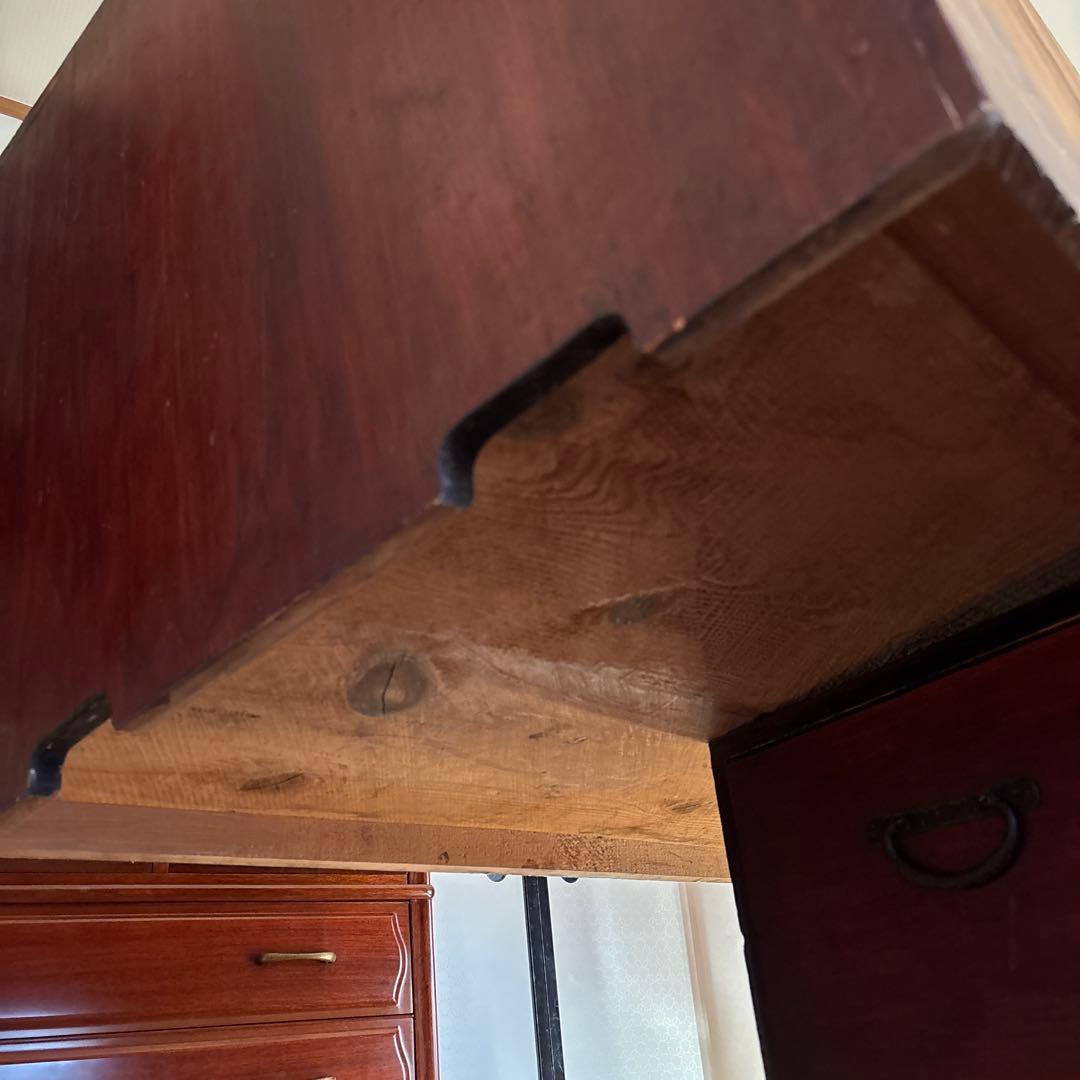 アンティーク 飴色のツヤ美しいシンプル和箪笥 たっぷり収納