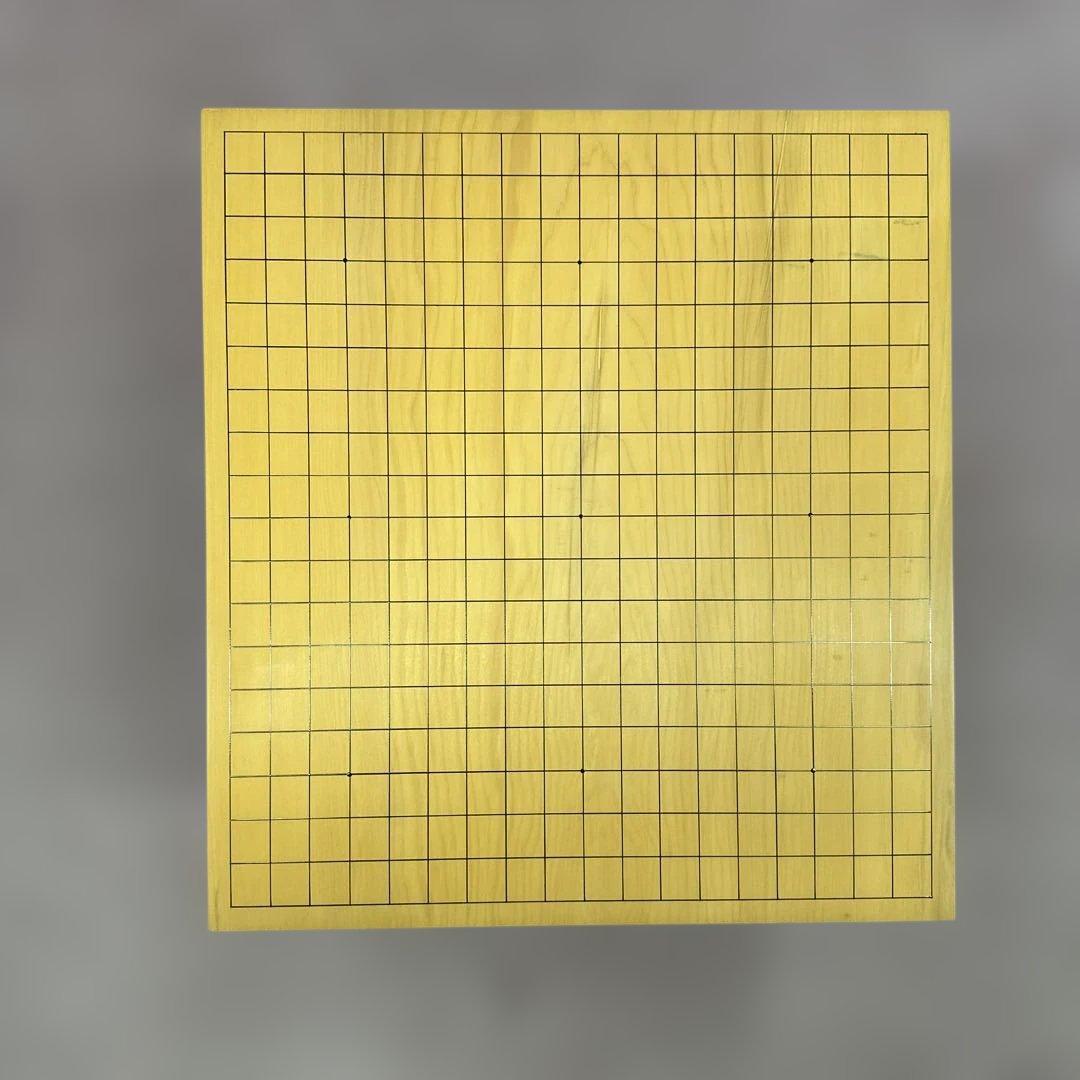 木製囲碁セット 白黒石付き