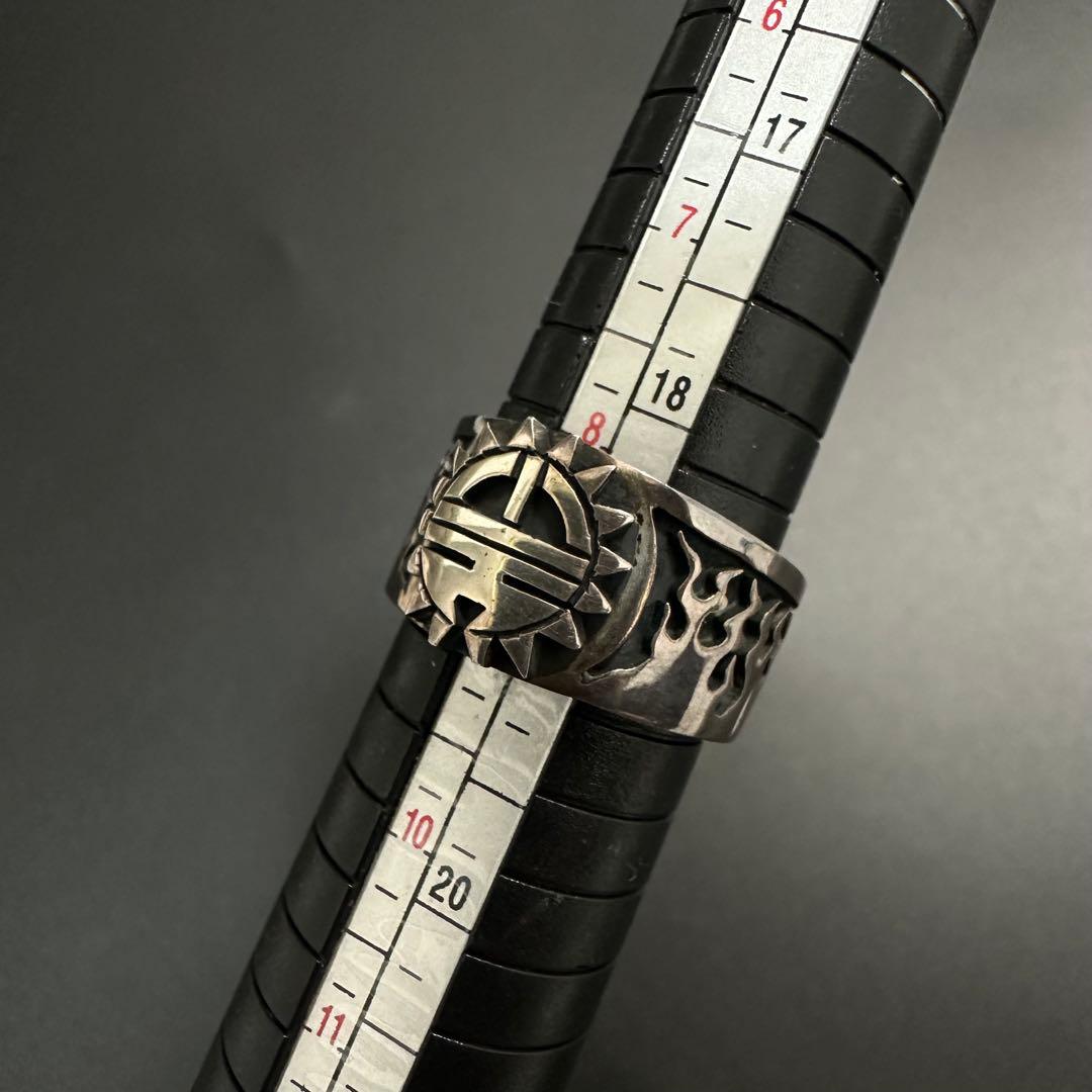 Hopi Charleston Lewis 3D サンフェイス リング 19号