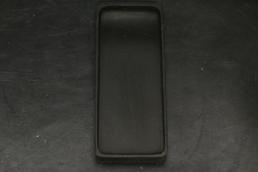 漆 溜塗 重硯 色絵 結び陶水滴(A915)