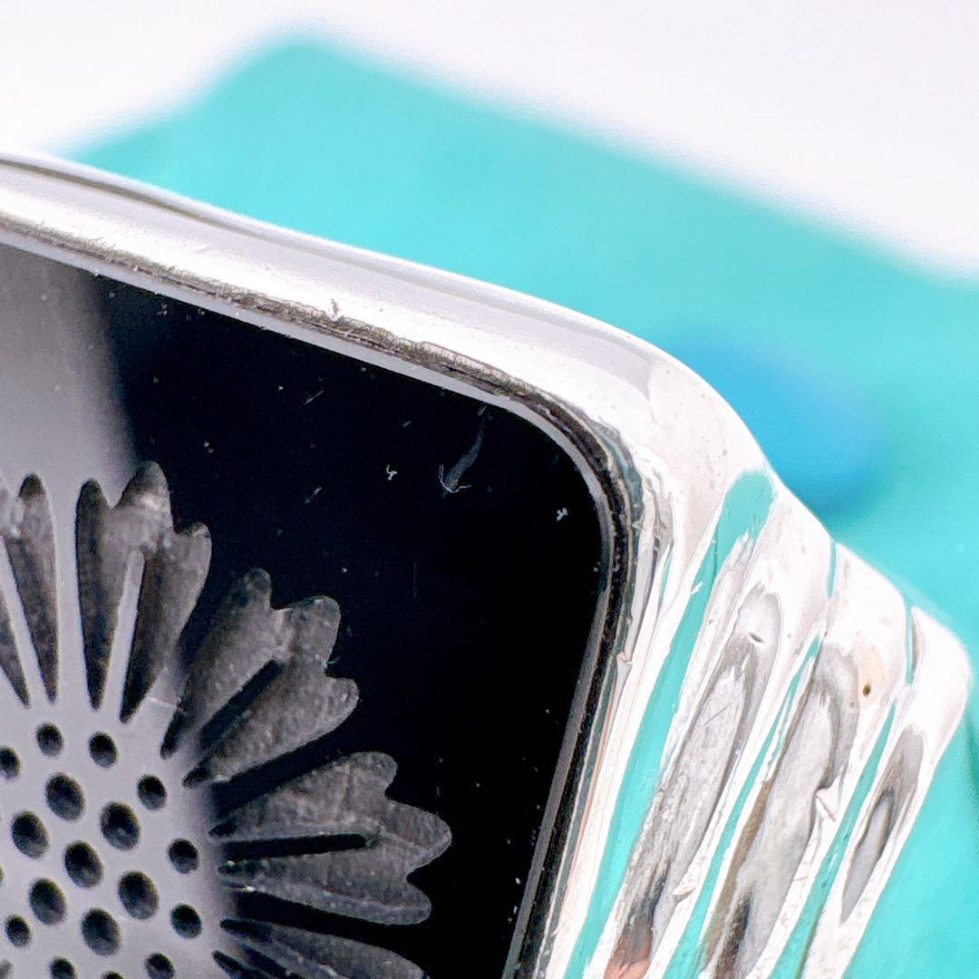 美品レア ティファニー ジーグフェルド オニキス リング 25号 シルバー925