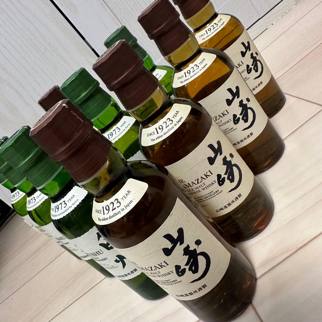 山崎・白州ウイスキーセット 10本入り