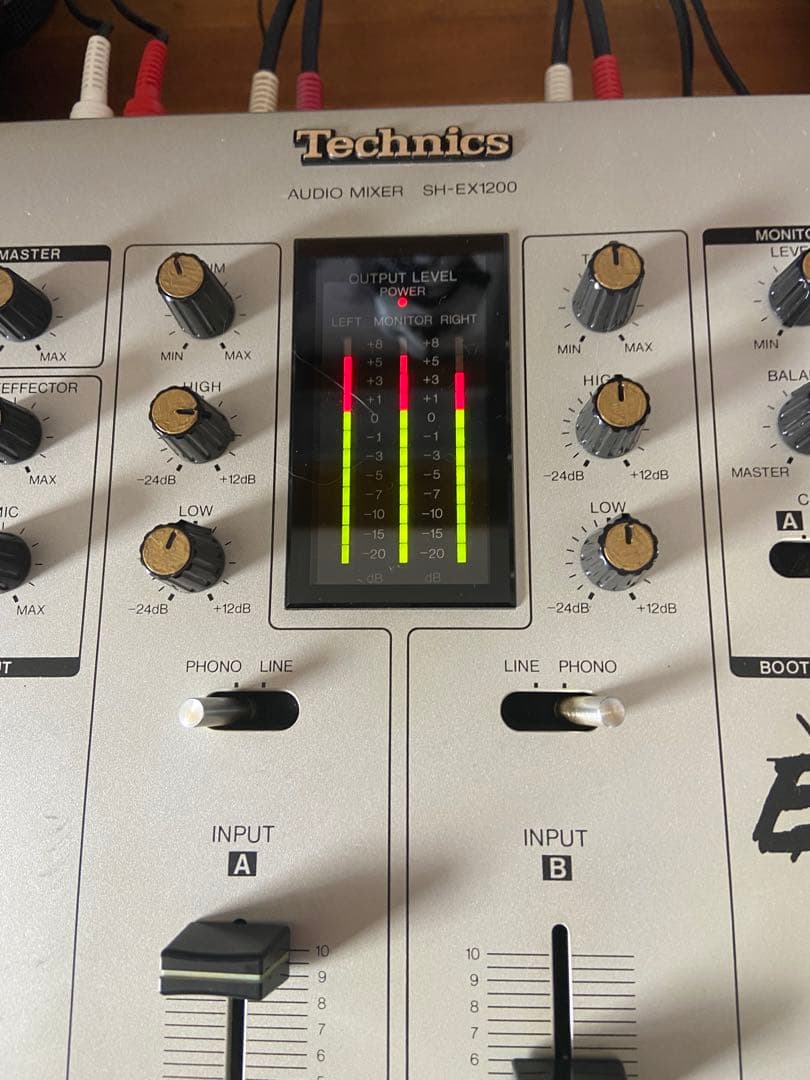 整備済み Technics sh-ex1200DJミキサー - メルカリ