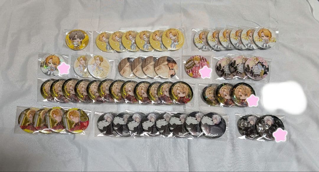 浦島坂田船 うらたぬき 志麻 となりの坂田 センラ グッズ 缶バッジ