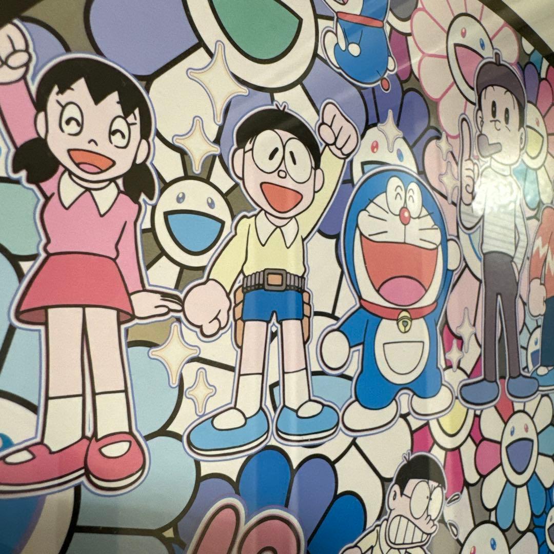 ドラえもん　村上隆　ポスター　ドラえもんがお花畑に居る