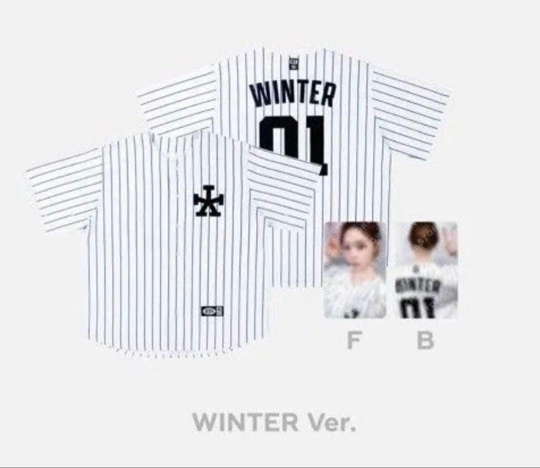 aespa ウィンター better things 野球 ユニフォーム