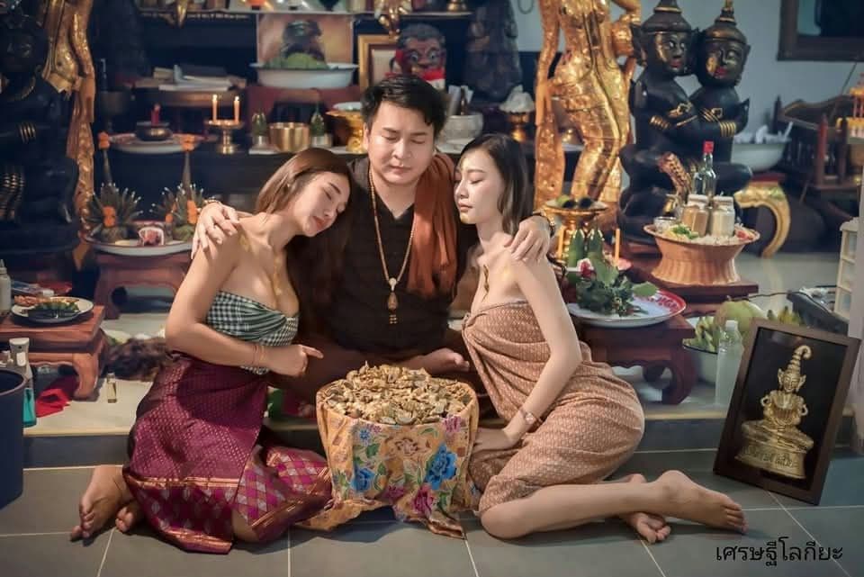 ンガン　\"セッティロギヤ\" タイお守り　プラクルアン 恋愛　幸運　金運