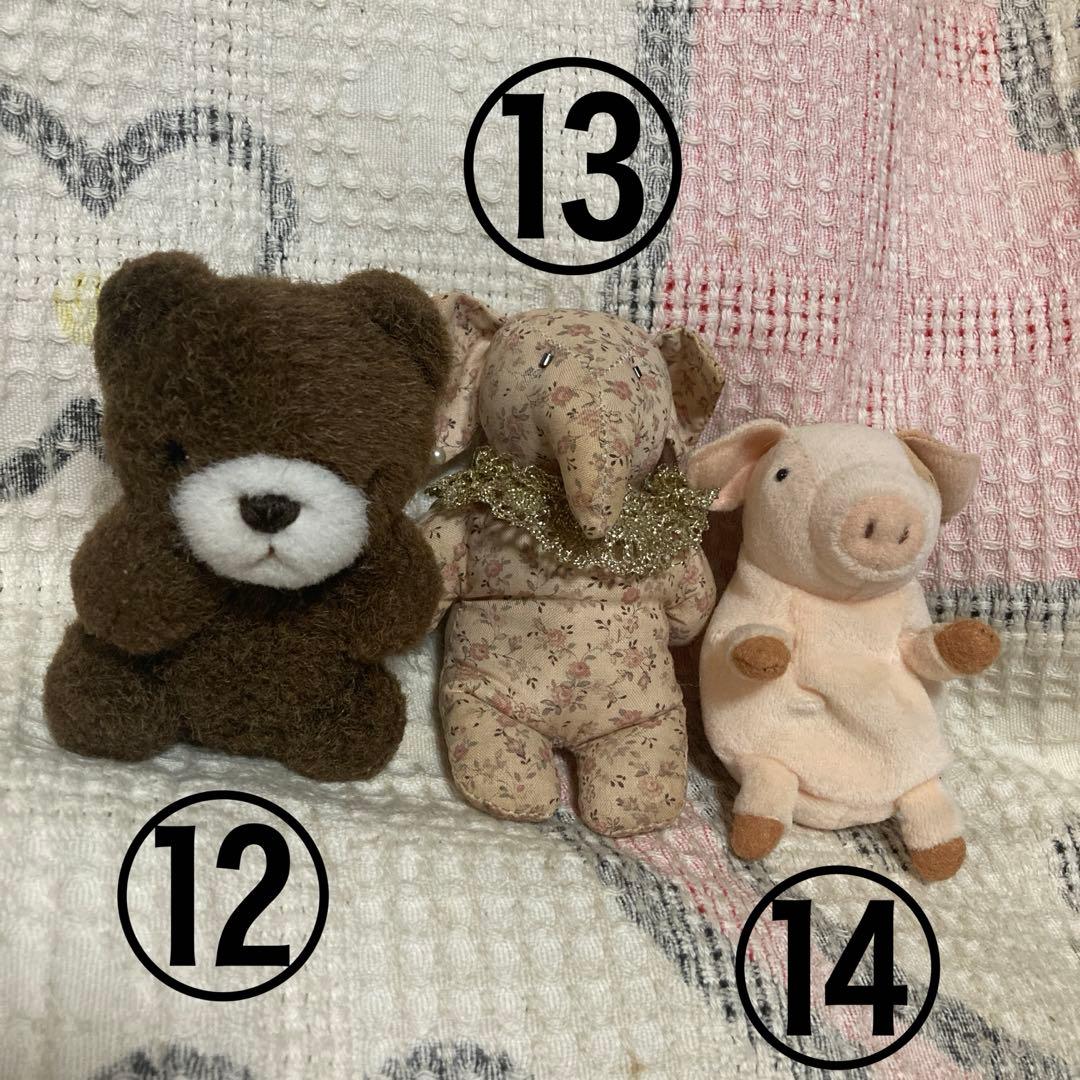 モンスイユ　ワイワイぬいぐるみセット④ 17コ　中古品　バラ売り不可