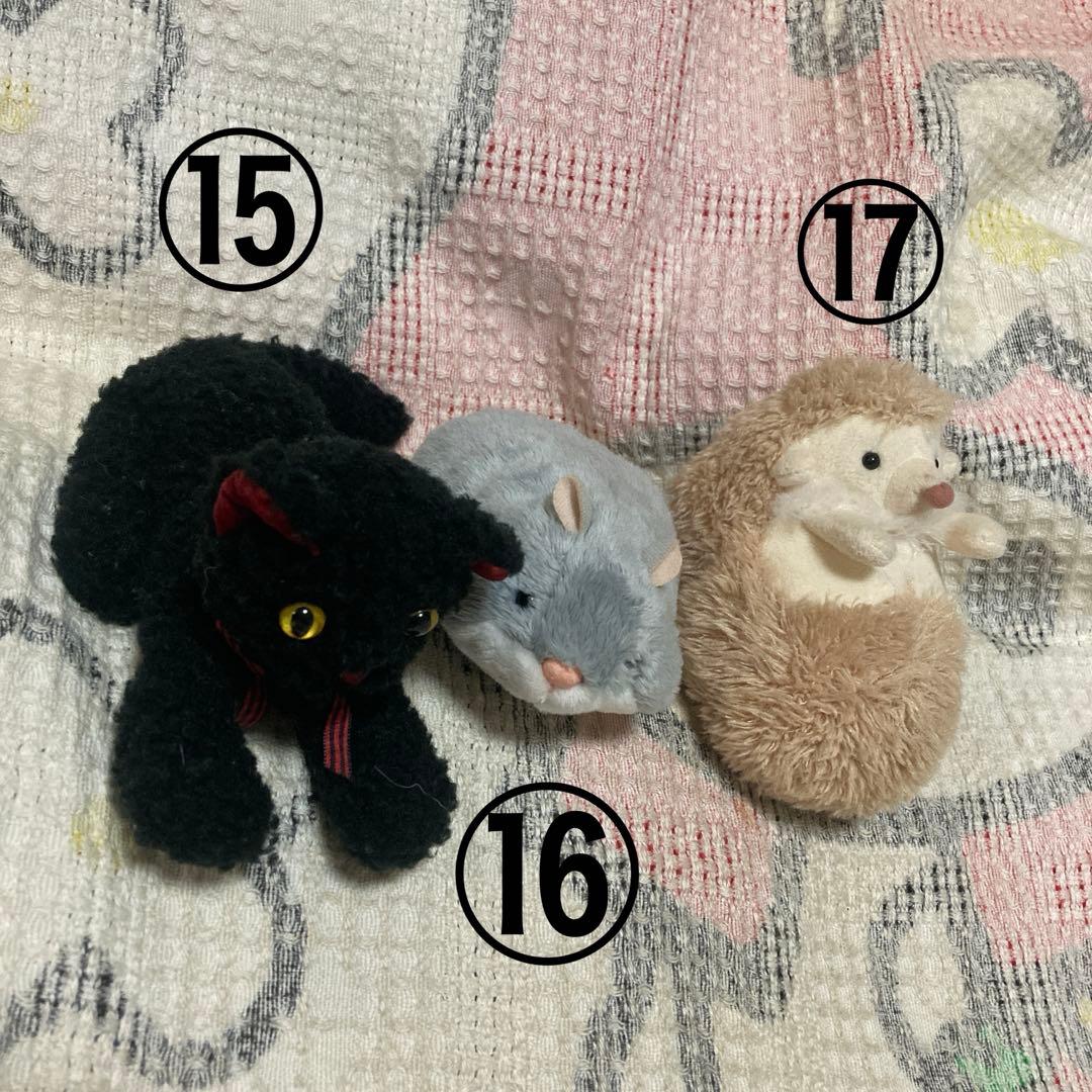 モンスイユ　ワイワイぬいぐるみセット④ 17コ　中古品　バラ売り不可