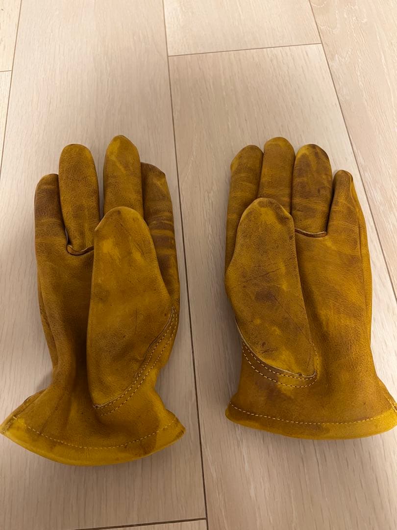 CRUDレザーグローブ クルード ブッシュクラフト キャンプ