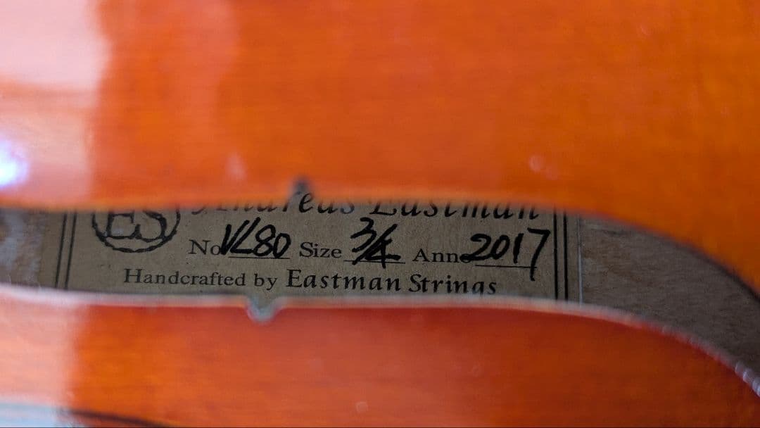 Eastman 3/4 子供用 バイオリン セット