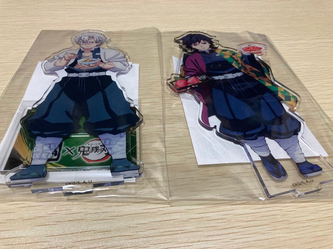 鬼滅の刃 牛角コラボ アクリルスタンド 不死川実弥 冨岡義勇 牛角×アニメ「鬼滅の刃」コラボキャンペーン オリジナルグッズショップ】