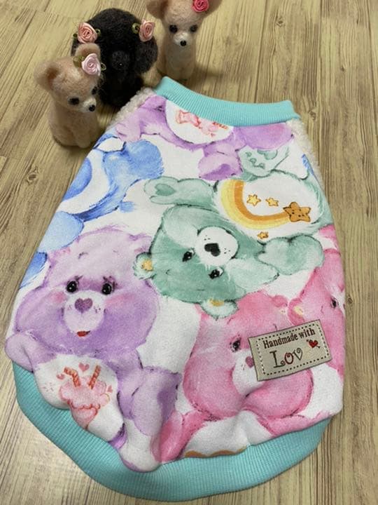 犬服 ラグラン(M) ꒡̈⃝Lily꒡̈⃝ハンドメイド 在庫処分品