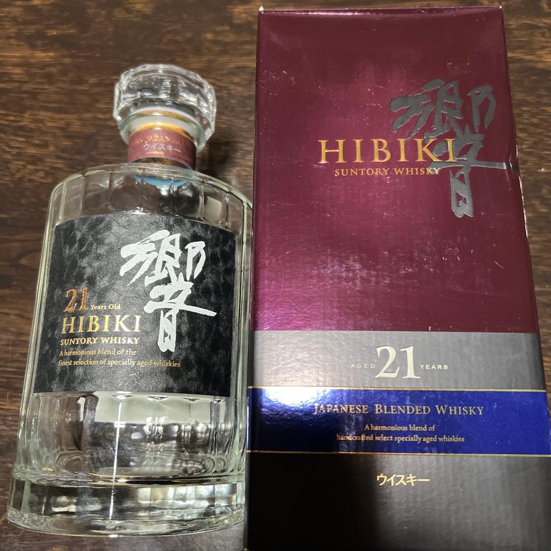 サントリーウイスキー響21年空瓶