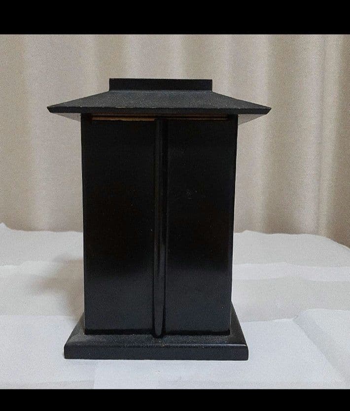 彩色 荼枳尼天 仏像 神像 厨子