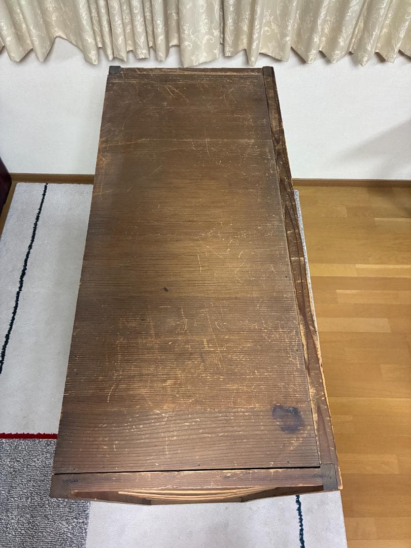 057 茶箪笥 水屋箪笥 幅90cm-3段 (奥行約40cm) 057 茶箪笥 水屋