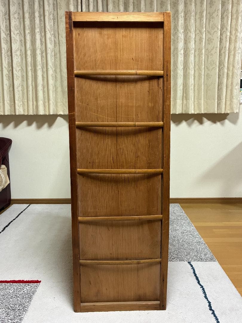 057 茶箪笥 水屋箪笥 幅90cm-3段 (奥行約40cm)｜057 茶箪笥 水