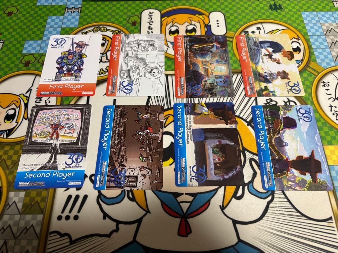 ヴァイスシュヴァルツ トイストーリー RR以下4コン 先行後攻マーカー各1枚ずつ