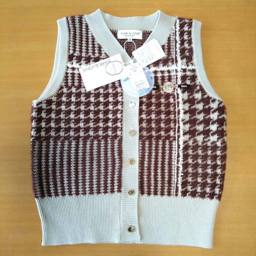 新品☆タグ付☆MARK & LONA☆マーク＆ロナ☆ニット☆ベスト☆2025