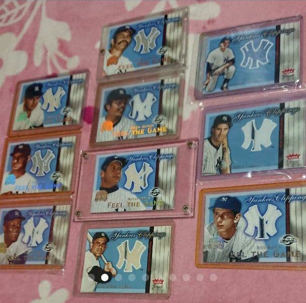 Fleer ヤンキース ジャージカード 10枚セット