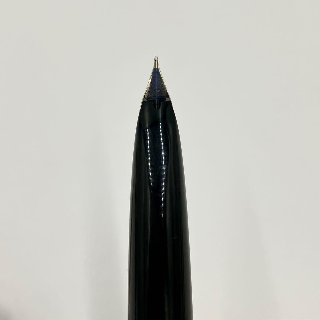 パイロット 万年筆 エリート 18KWG シルバー 格子 チェック