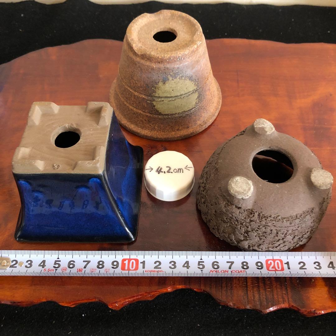 盆栽　山野草　サボテン　多肉植物鉢　4セット(11個)未使用品その他