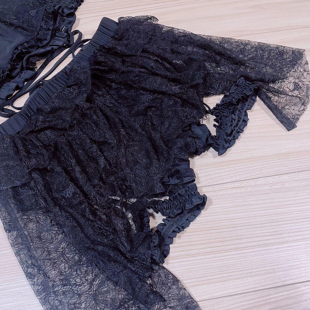 最終値下げ 新品未使用 dimmoire 十字の誓いスイムウェア 黒