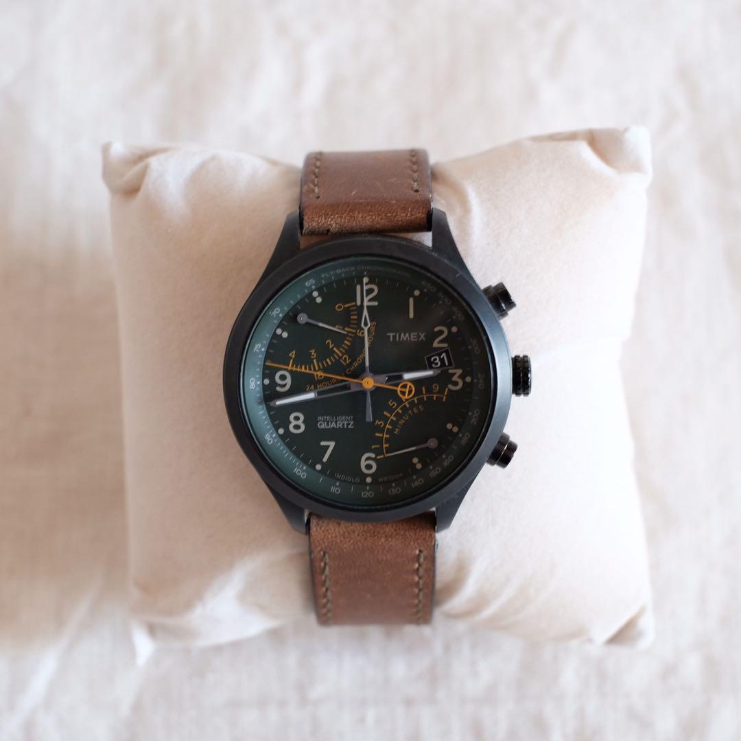 TIMEX インテリジェントクオーツ フライバック クロノグラフ　T2P381