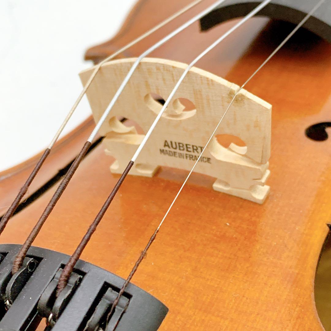 7B9 ニコロサンティNSN60S バイオリン 4/4 美品 弓 ケース 肩当付