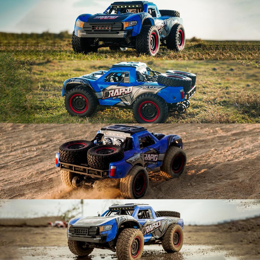 ラジコンカー 40km/h 35CM 四輪駆動 ラジコン オフロード 高速車 赤