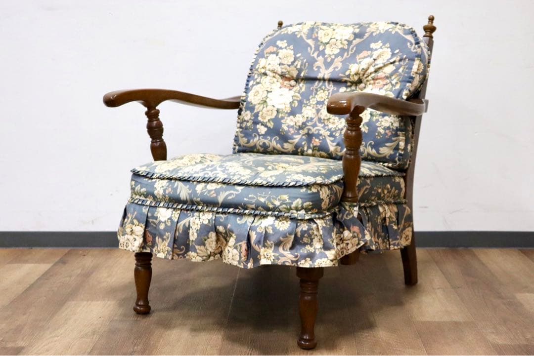 希少飛騨産業キツツキ 穂高 ビンテージハイバック アームチェアjtse