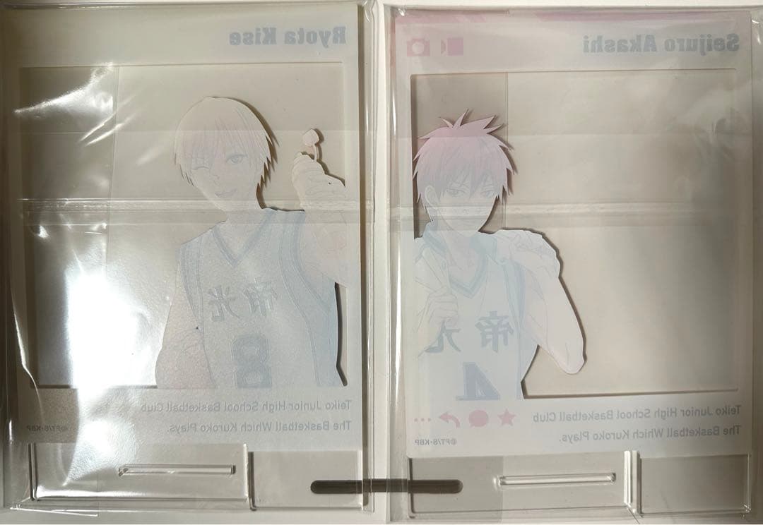 【希少品】黒子のバスケ 受注商品 キャラフレーム 帝光 黄瀬涼太 赤司征十郎