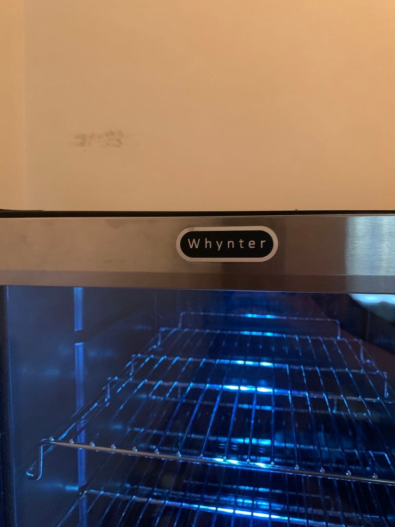 ミニ冷蔵 BARに最適！ガラス扉LED照明 大阪市中央区現地引渡12/