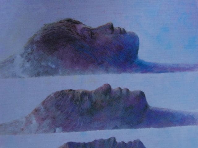 荒木尚、【メタモルフォーゼ（阿蘇・根子岳）】、希少な額装用画集より、新品額装付